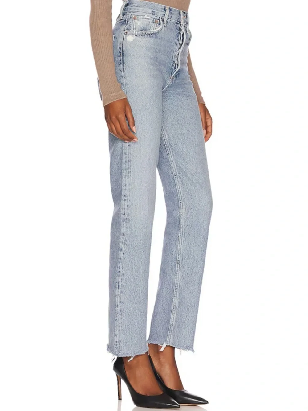 Agolde 90's Pinch Waist Jeans in Ruminate from Revolve - Picture 2 of 3